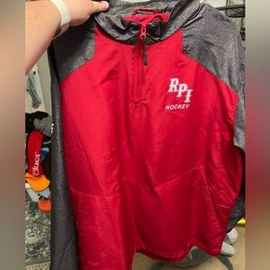 Unisex Large RPI Hockey Windbreaker